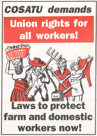 COSATU demands union rights for all workers!