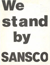 We stand by STANSCO