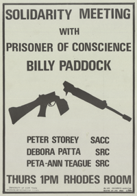 
Solidarity meeting with prisoner of conscience Billy Paddock
