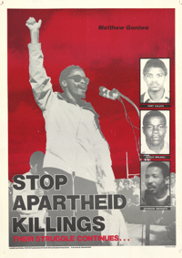 Stop apartheid killings