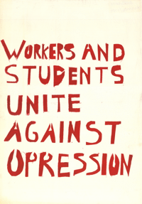 
Workers and students unite against oppression
