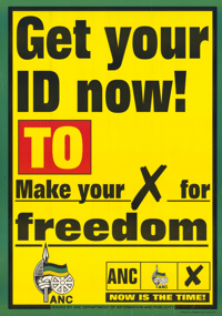 
Get your I D now! :  to make your X for freedom
