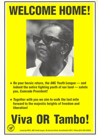 Welcome home! : Viva O R Tambo