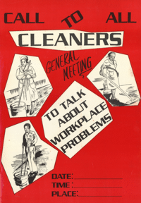 Call to all cleaners