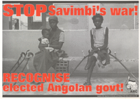 Stop Savimbis war!