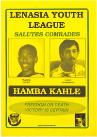 Lenasia Youth League salutes comrades