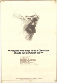 
Anyone who is a Christian should live as Christ did
