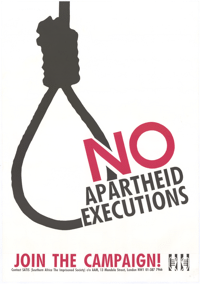 No apartheid executions