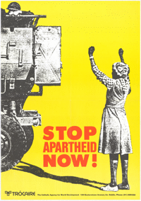 Stop apartheid now!