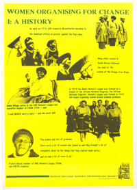Women organising for change: A history