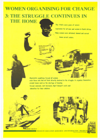 
Wwomen organising for change: The struggle continues in the home
