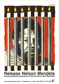 
Release Nelson Mandela and all political prisoners of  South Africa and Namibia!.
