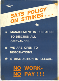 SATS policy on strikes