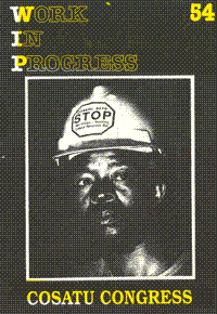 Work in progress: COSATU congress