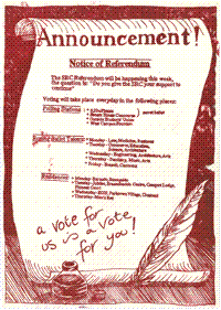 Announcement!: Notice of referendum