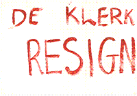 De Klerk resign