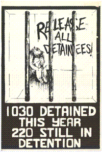 
Release all detainees: 1030 detained this year 220 still in detention
