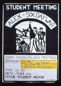 Student meeting: Alex six day war