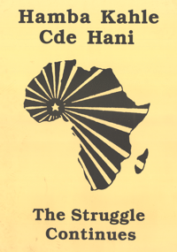 Hamba Kahle Cde Hani: The struggle continues