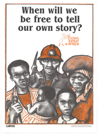 When will we be free to tell our own story?