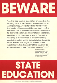 Beware state education