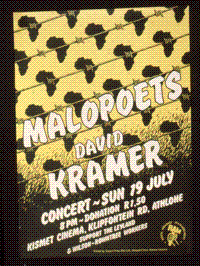 Malopoets: David Kramer concert