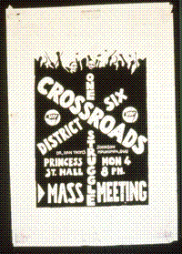 
Crossroads, District Six: one struggle: mass meeting

