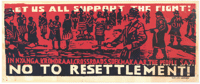 No to resettlement!