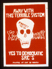 Away with this terrible system: yes to democr