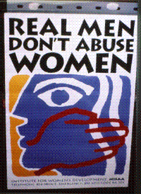 Real men dont abuse women