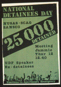 
National Detainees Day: twenty-five thousand detained
