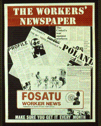 The Workers newspaper: FOSATU Worker News