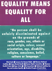 Equality means equality for all