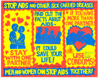 Stop aids and other sex carried diseases