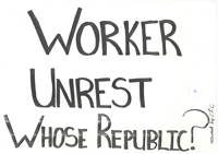 Worker unrest: whose Republic?