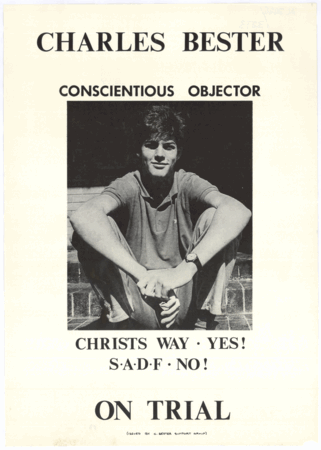 Charles Bester: conscientious objector