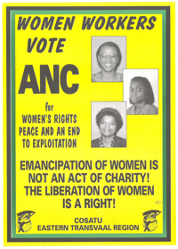 Women workers vote ANC