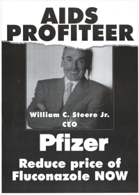 AIDS profiteer: Pfizer