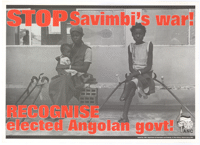 Stop Savimbis war!: recognise elected Angola