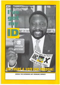 Cyril Ramaphosa says: ive got my ID