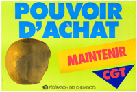 Pouvoir dachat: maintenir: CGT