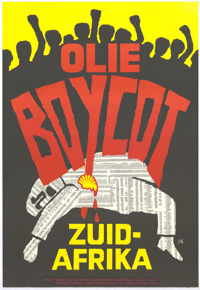 Olie boycott: Zuid-Afrika