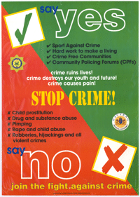 Say yes: stop crime