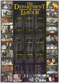 The Department of Labour calendar