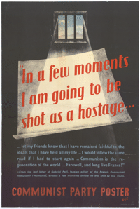 
In a few moments I am going to be shot as a hostage ...
