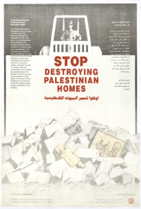 Stop destroying Palestinian homes