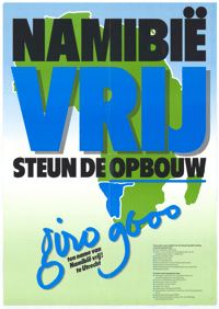 Namibie vrij steun de opbouw