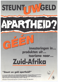 Steunt uw geld apartheid?