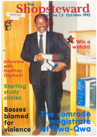 The Shopsteward: Volume 1.3: Oct/Nov 1992