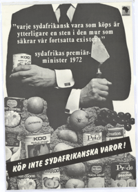 Kop inte Sydafrikanska varor!